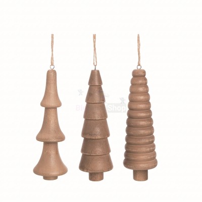 Набор из 3 натуральных украшений-шишек - купить 