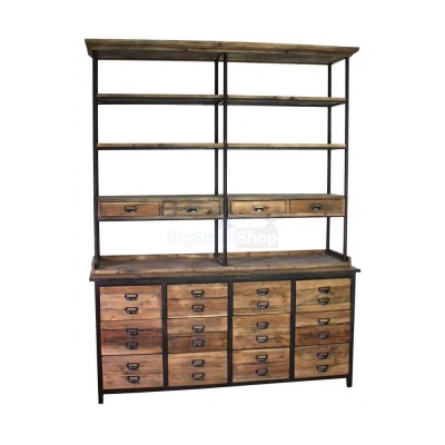 Книжный стеллаж лофт - купить 