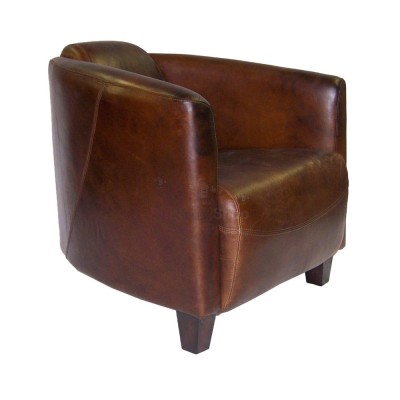 Кресло с кожаной обивкой - купить 