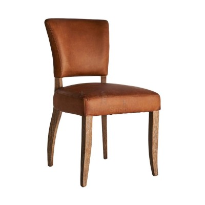 Обеденный стул с кожаной обивкой - купить 